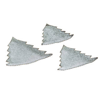 Gracie Oaks Farleigh Hungerford Galvanized Holiday Tree Shaped 3 Piece Coffee Table Tray Set Wayfair