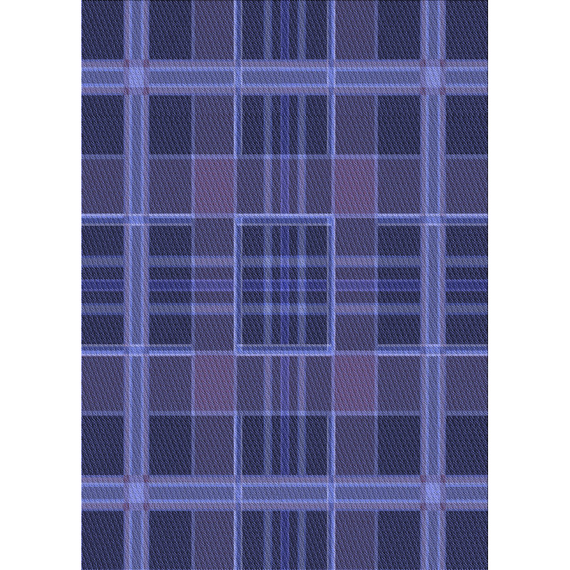 East Urban Home Plaid Wool Blue Area Rug Wayfair