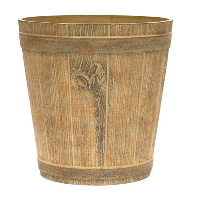 Fiberglass Barrel Planter Happy Planter