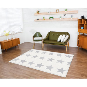 Modern Star and Cloud Bebe Pure Floor Mat