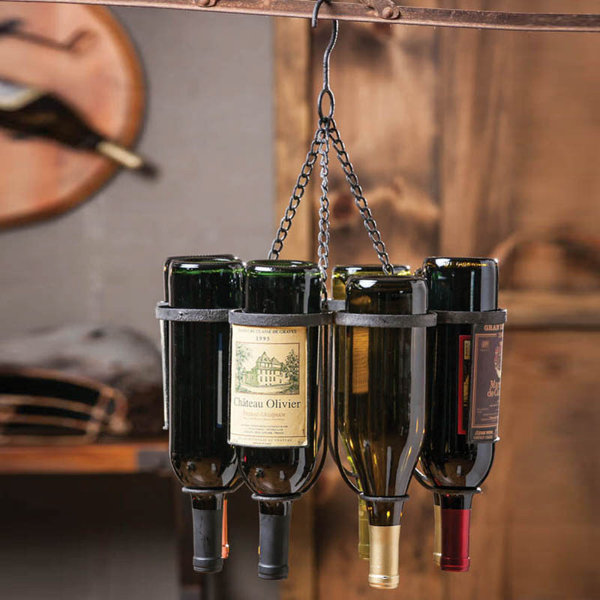 Cape Craftsmen 6 Bottle Hanging Wine Rack Wayfair