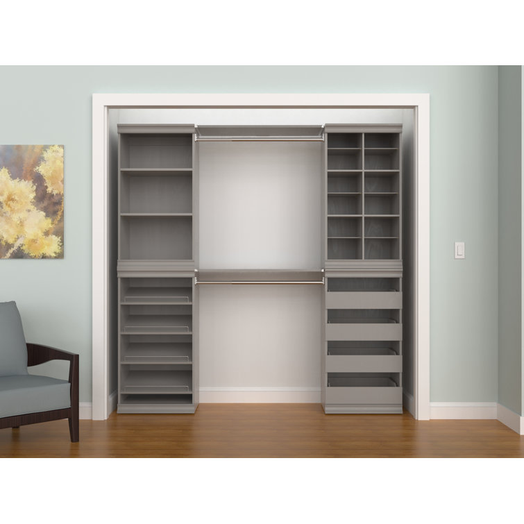 Closetmaid Modular Storage 68 76 W 78 W Closet System Reviews Wayfair