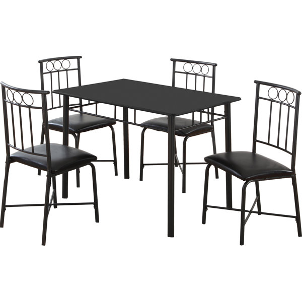 5 Piece Dining Set By Monarch Specialties Inc. 2019 Online