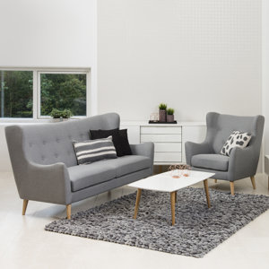 Wohnzimmer-Set Kamil von Fjørde & Co