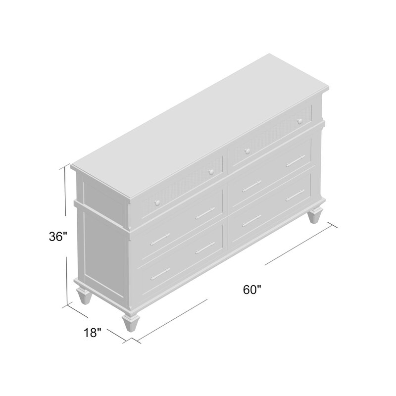 Bay Isle Home Smotherman 6 Drawer Double Dresser Reviews Wayfair