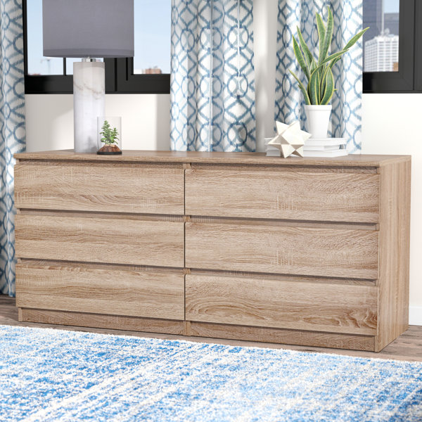Modern Kepner 6 Drawer Double Dresser By Zipcode Design Sale