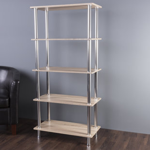 Review Adelinna 5 Tier Etagere Bookcase by Latitude Run