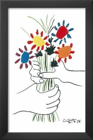 Petite Fleurs by Pablo Picasso Framed Painting Print by Red Barrel Studio