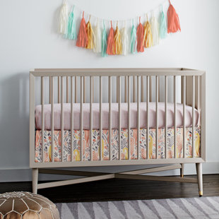 Mid Century Modern Crib Dwellstudio 3 In 1 Convertible Piece Crib Set