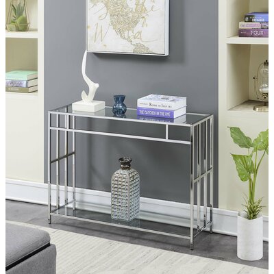 Chrome Glass Console Tables You'll Love in 2020 | Wayfair