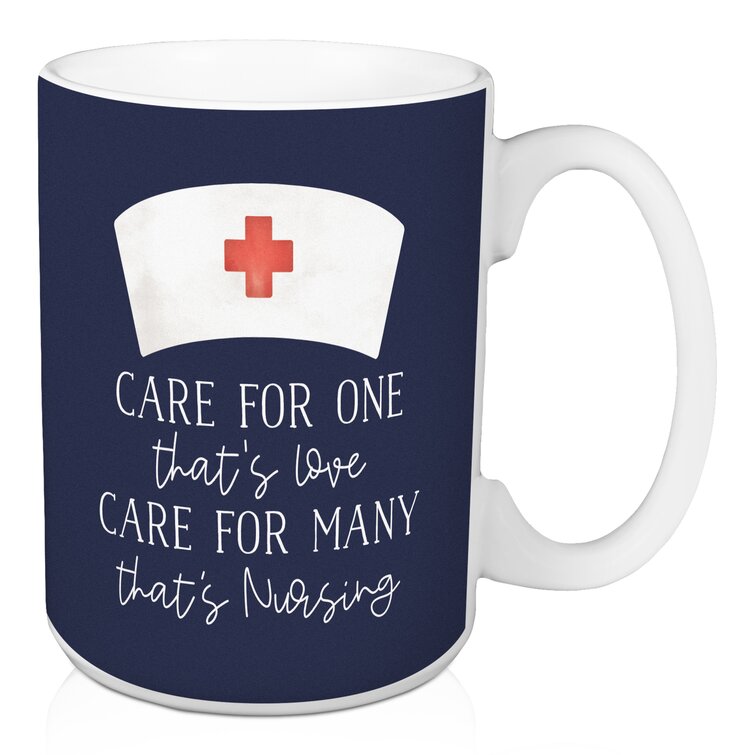 Stainless Steel Insulated 16oz Travel Mug Coffee Cup Cute Skilled Nurse 