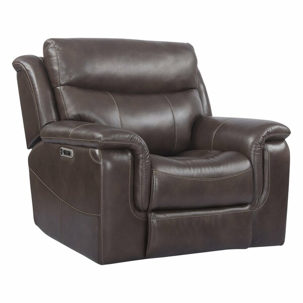 Gillsville Leather Power Recliner By Red Barrel Studio