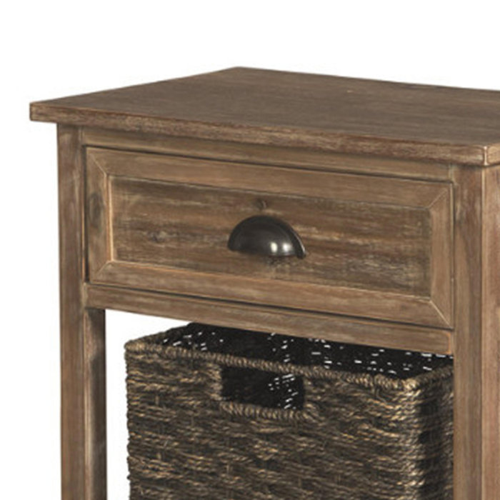 Rosalind Wheeler Giacinta Wooden End Table With Storage Wayfair