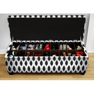 Upholstered Storage Bench by The Sole Secret