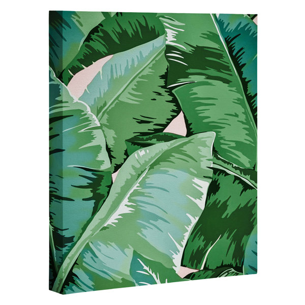 banana leaf crib sheet