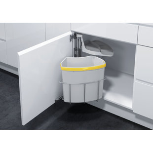Pull Out Under Counter Residential Trash Cans You Ll Love Wayfair Oeko Pull Out Trash Can