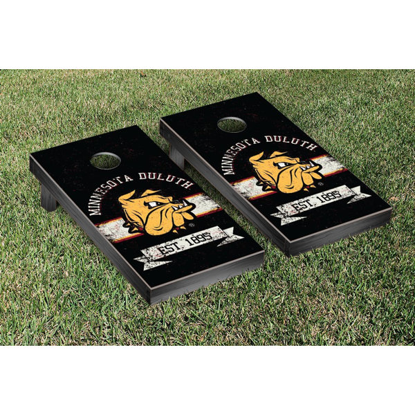 Victory Tailgate Collegiate NCAA Cornhole Board Set Game OHT Vintage Version