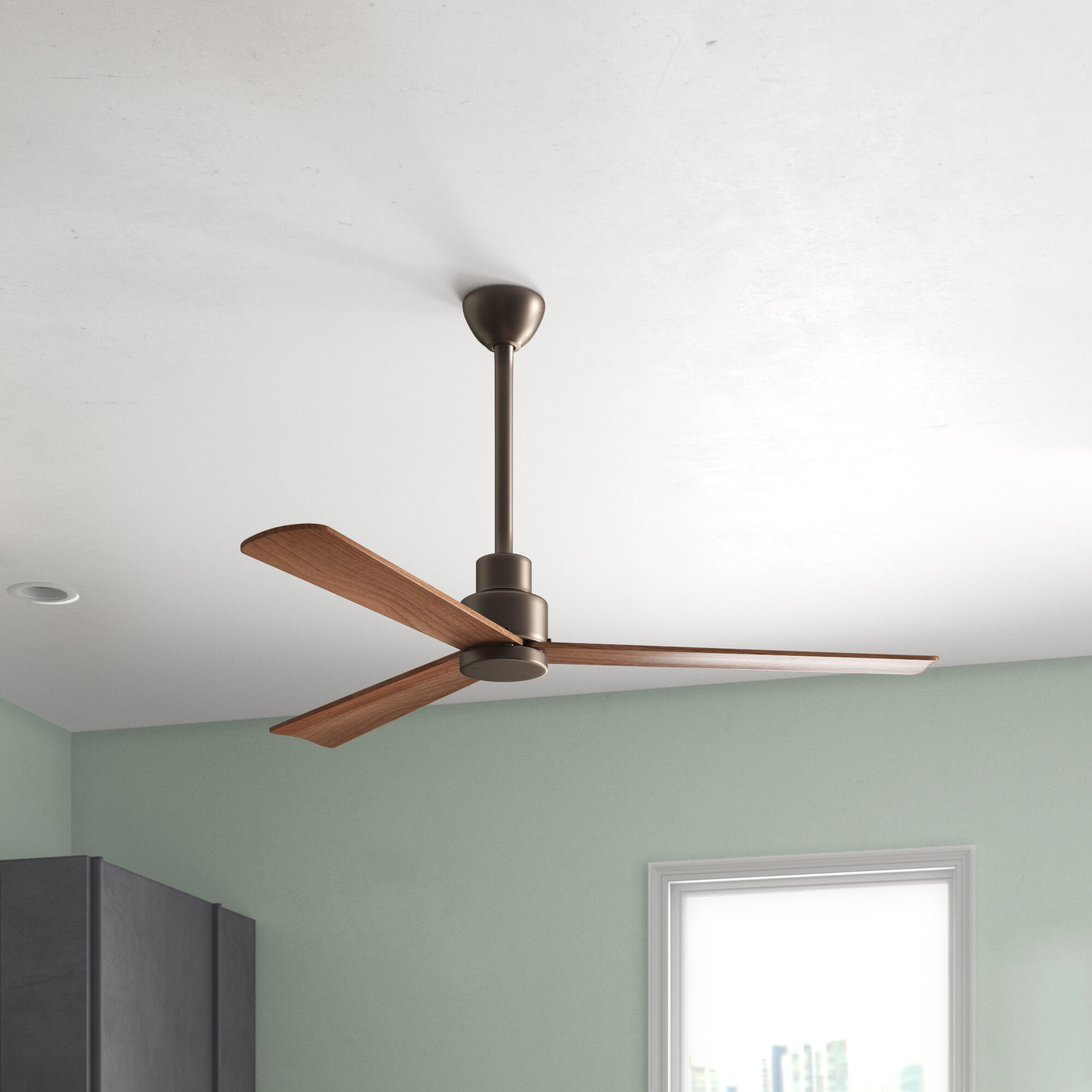 Minka Aire 52 Simple 3 Blade Outdoor Standard Ceiling Fan With Remote Control Reviews Wayfair