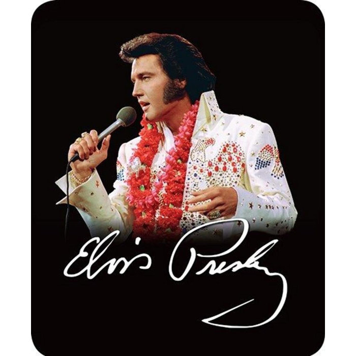 Ferid Ultra Plush Aloha Elvis Presley in Hawaii Faux Fur Blanket