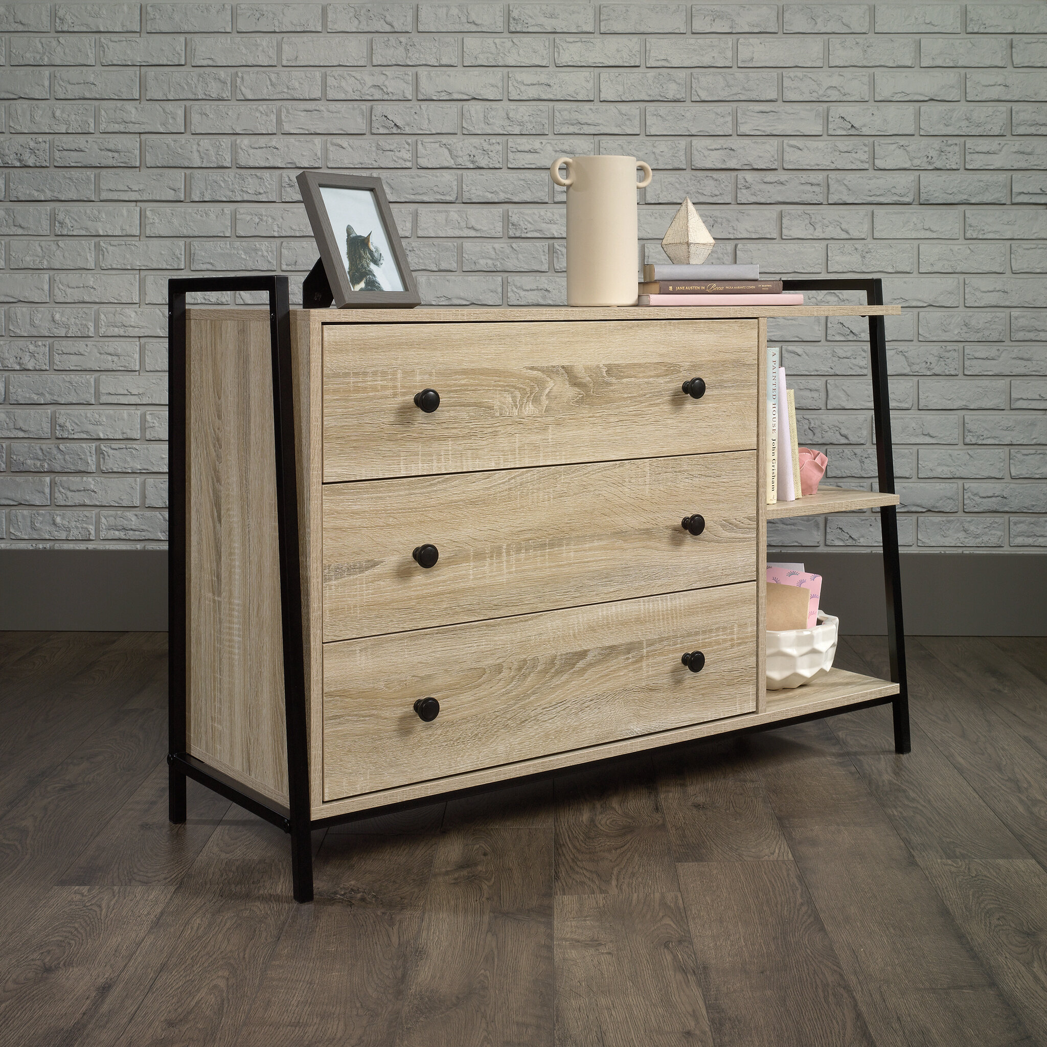 Gracie Oaks Danya 3 Drawer Dresser Reviews Wayfair