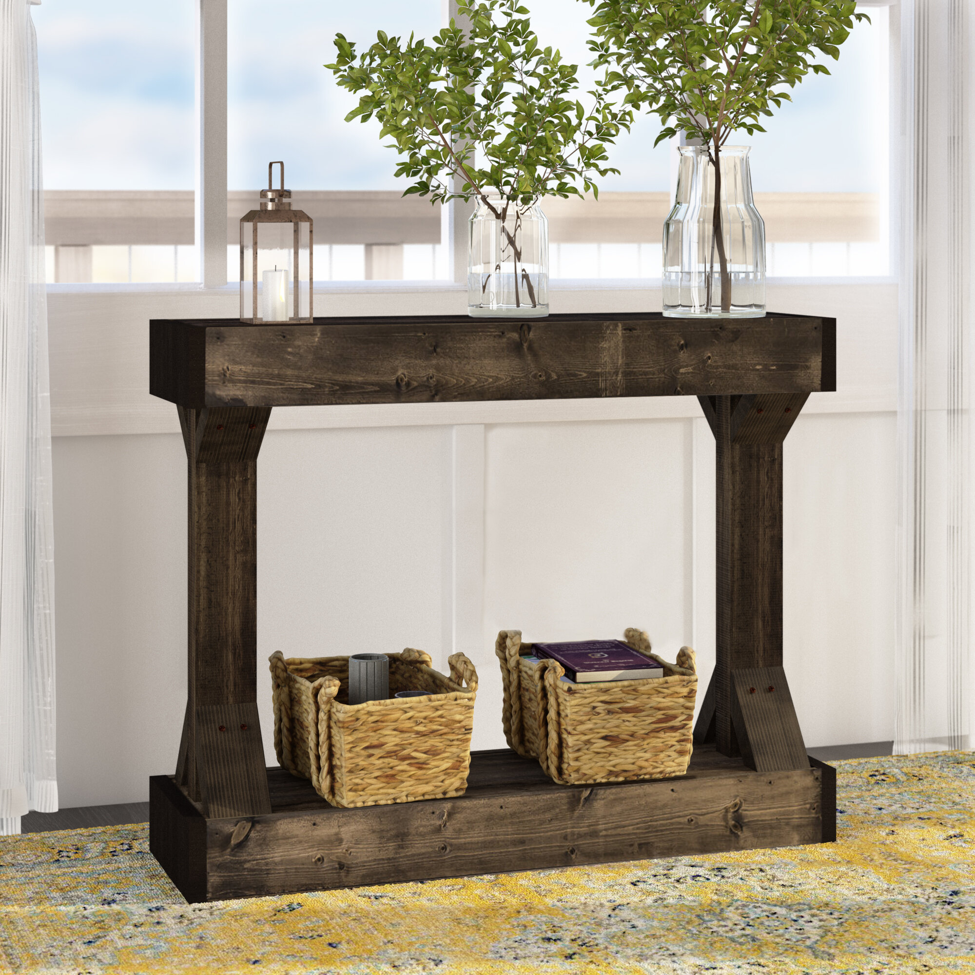 4 ft console table