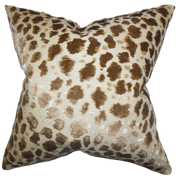 The Pillow Collection Hepzibah Animal Print Throw Pillow Wayfair