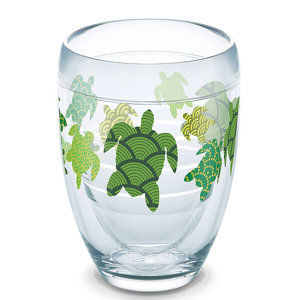 Sun and Surf Turtle 9 oz. Stemless Wine Glass