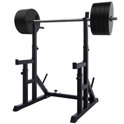 Adjustable Squat Rack Stands Multifunction Barbell Bench Press Dipping Station Quick Furniture Inc.
