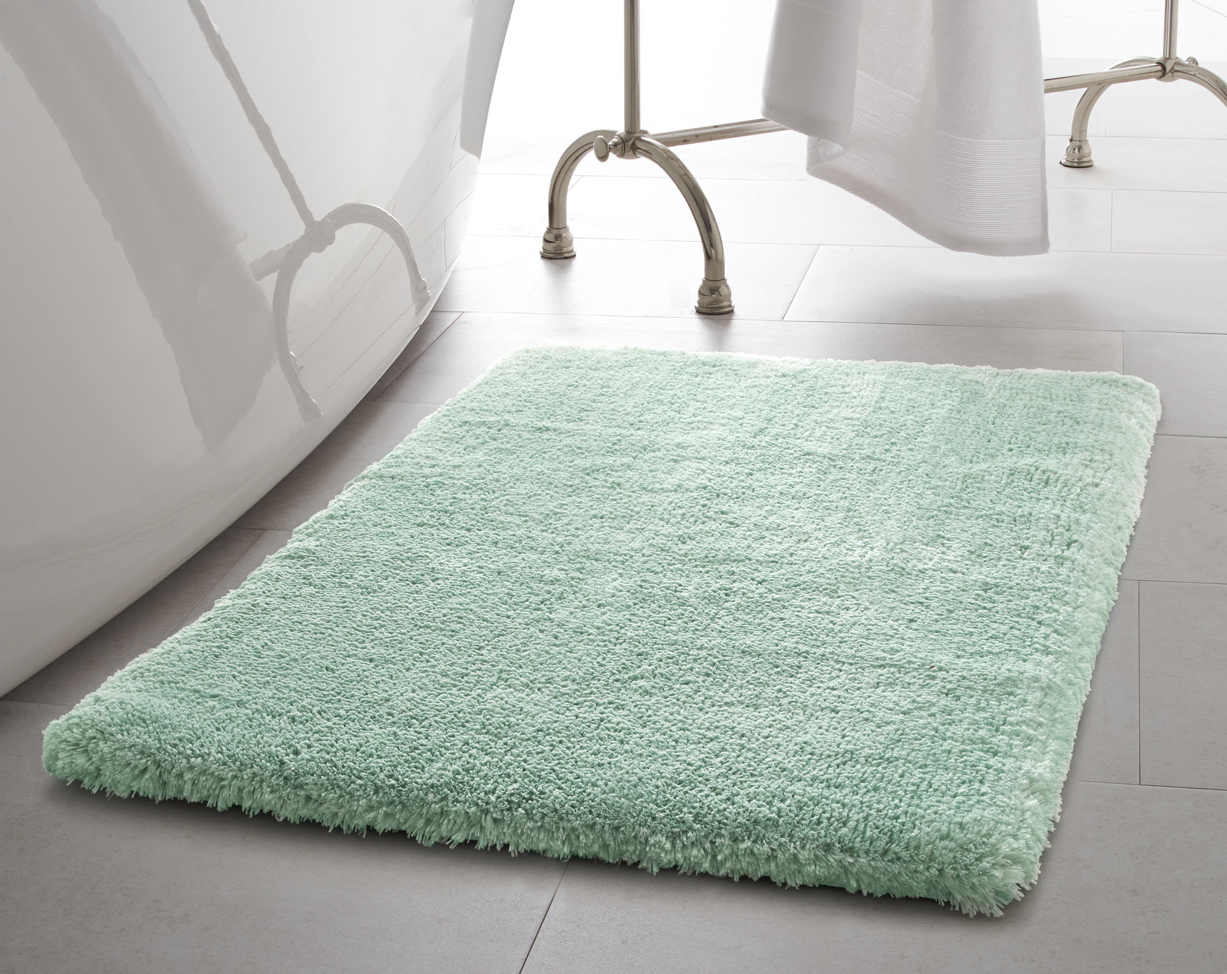 Laura Ashley Pearl Plush Rectangle Non Slip Bath Rug Reviews Wayfair