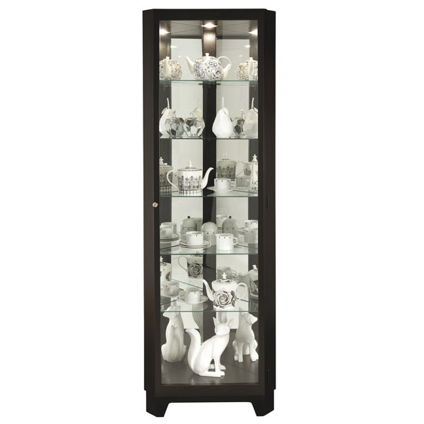 Westbury Park Lighted Curio Cabinet By Red Barrel Studio Read Reviews