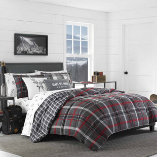 Gray Silver Plaid Bedding You Ll Love In 2020 Wayfair