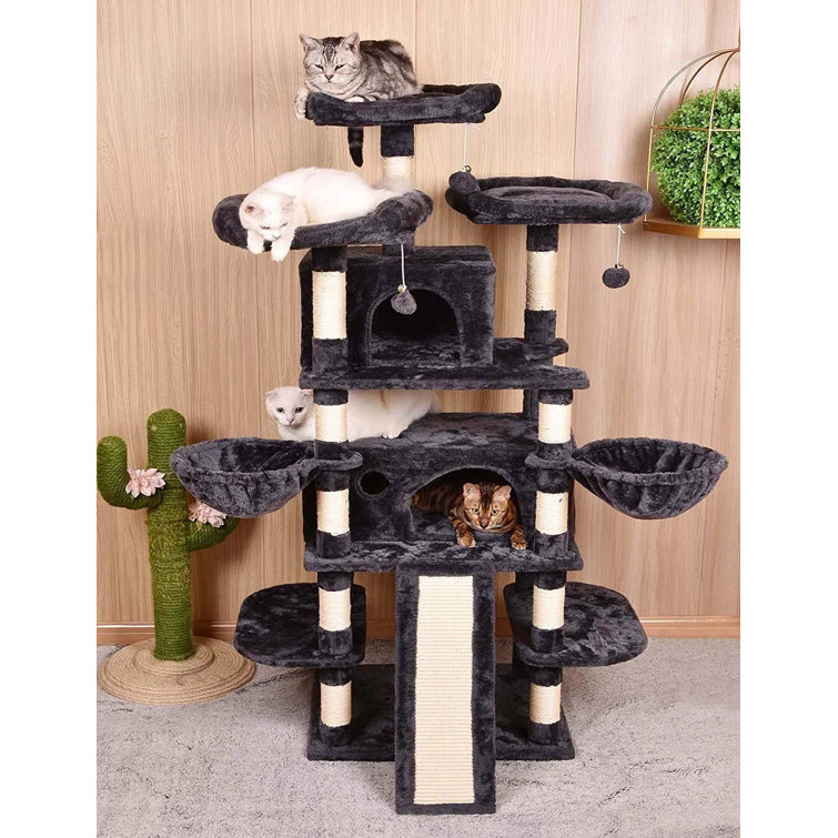 Tucker Murphy Pet 67 Lima Heavy Duty Multi Level Cat Tree Reviews Wayfair
