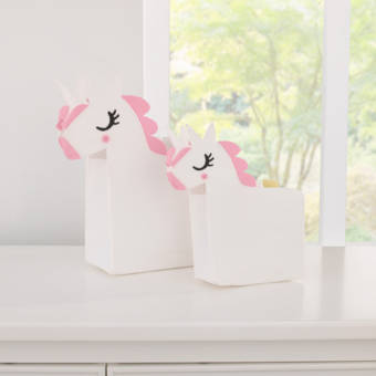 Harriet Bee Aliane 2 Piece Felt Llama Nursery Storage Toy Organizer Set Wayfair