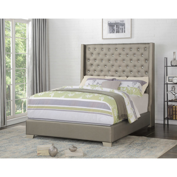 Best #1 Kidd Upholstered Standard Bed By Rosdorf Park Herry Up