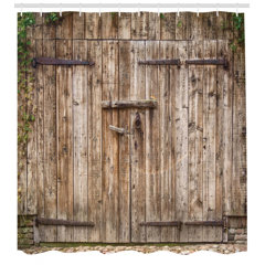 Barn Door Shower Curtain Wayfair