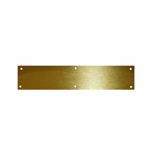 magnetic brass kick plate for front door