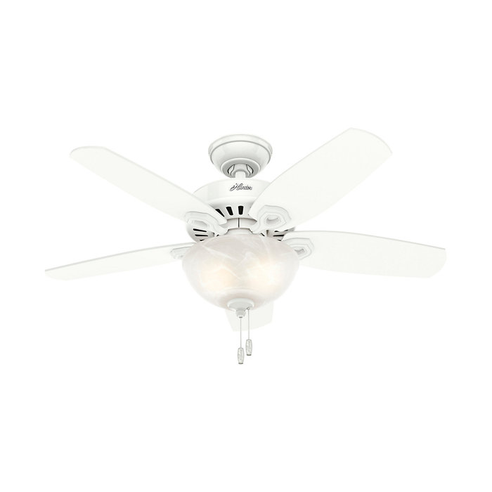 42 Builder 5 Blade Ceiling Fan Light Kit Included