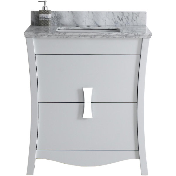 Bow 29.45 Single Bathroom Vanity Set by American Imaginations