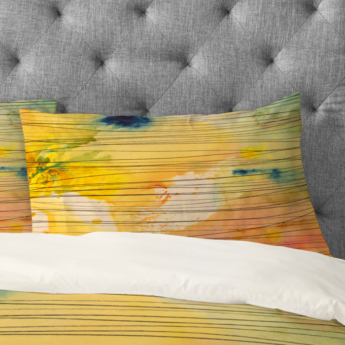 East Urban Home Stripy Collage Pillowcase Wayfair Ca