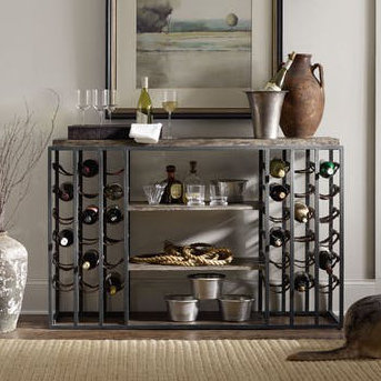 Studio 7H 36 Bottle Floor Wine Cabinet by Hooker Furniture