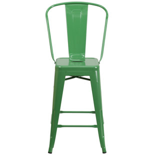 Lime Green Metal Bar Stools Wayfair Dovercliff 24 Bar Stool