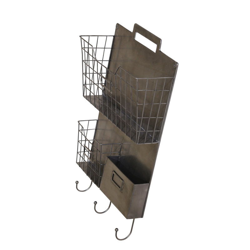 Rebrilliant 8 75 X 11 5 X 4 75 Metal Wall Organizer Reviews