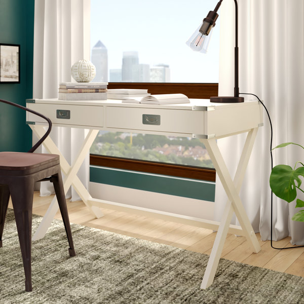 Marotta Campaign Writing Desk by Mercury Row