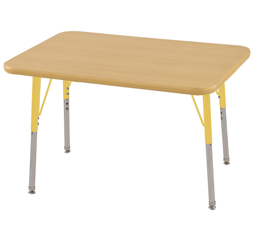 ECR4Kids ECR4Kids® 36" x 24" Rectangular Activity Table & Reviews Wayfair
