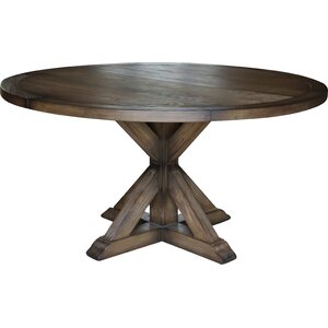Armancourt Reclaimed Wood Round Dining Table