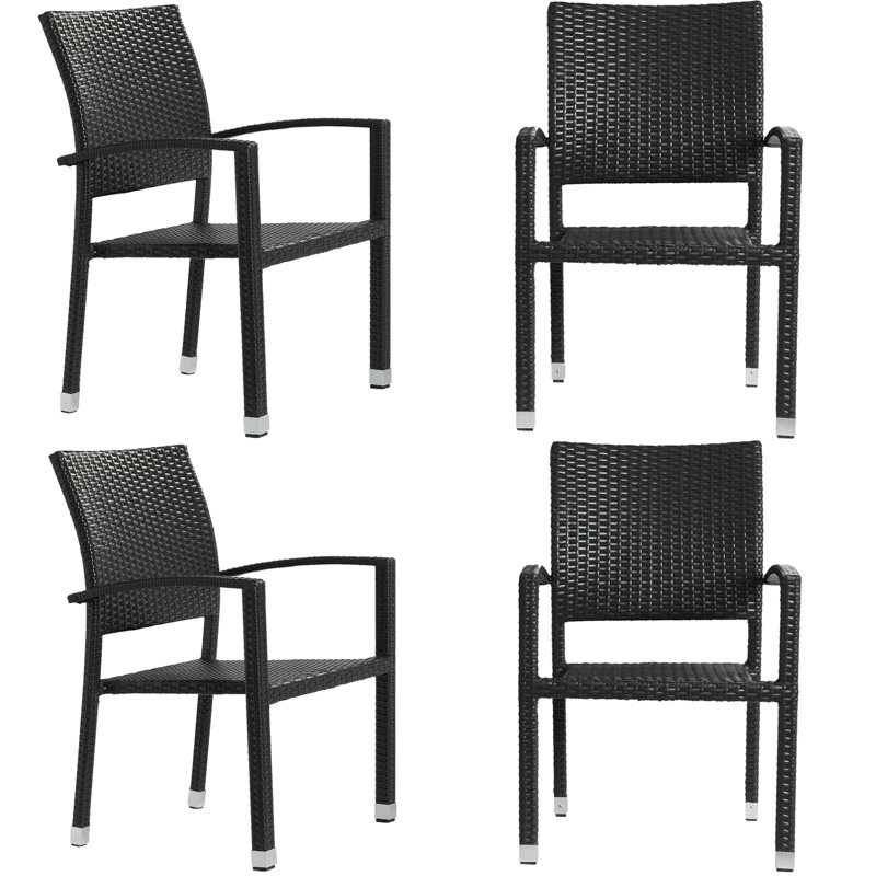 Modway Tova Patio Chairs Setof 4 & Reviews Wayfair