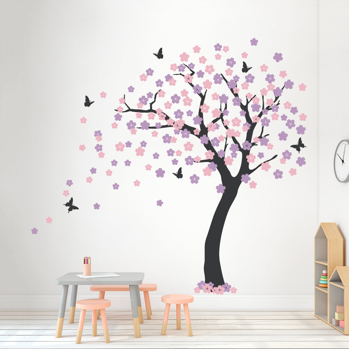 Zoomie Kids Cherry Blossom Tree Wall Decal Wayfair Zoomie Kids Cherry Blossom Tree Wall Decal Wayfair
