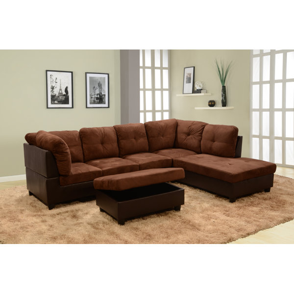 Choosing Right Russ Sectional with Ottoman Get this Deal on
