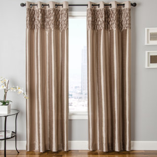 Master Bedroom Curtains D Wayfair Heger Solid Grommet Single Curtain Panel