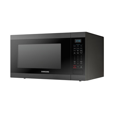 Samsung 23.63" 1.9 cu. ft. 1600 - Watt Countertop Microwave with Sensor Cooking Samsung Finish: Black Stainless Steel